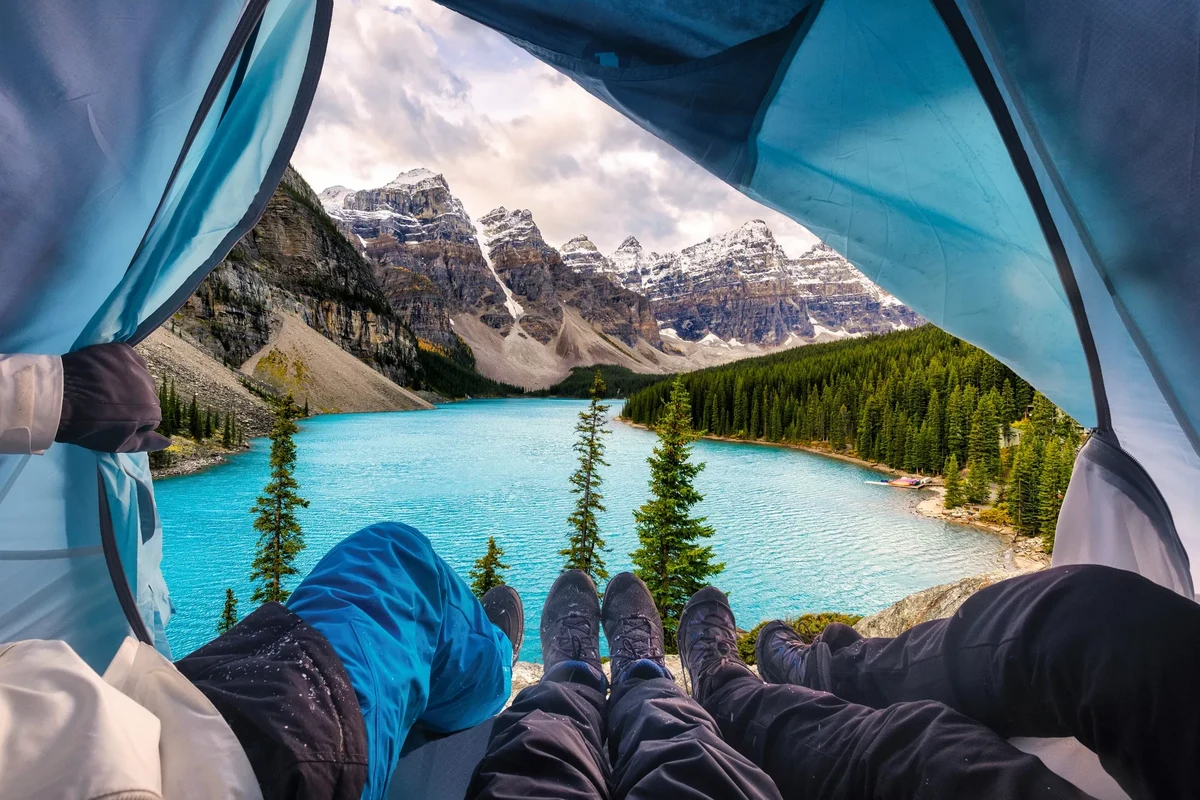 Hiking and camping trails with stunning views and nature