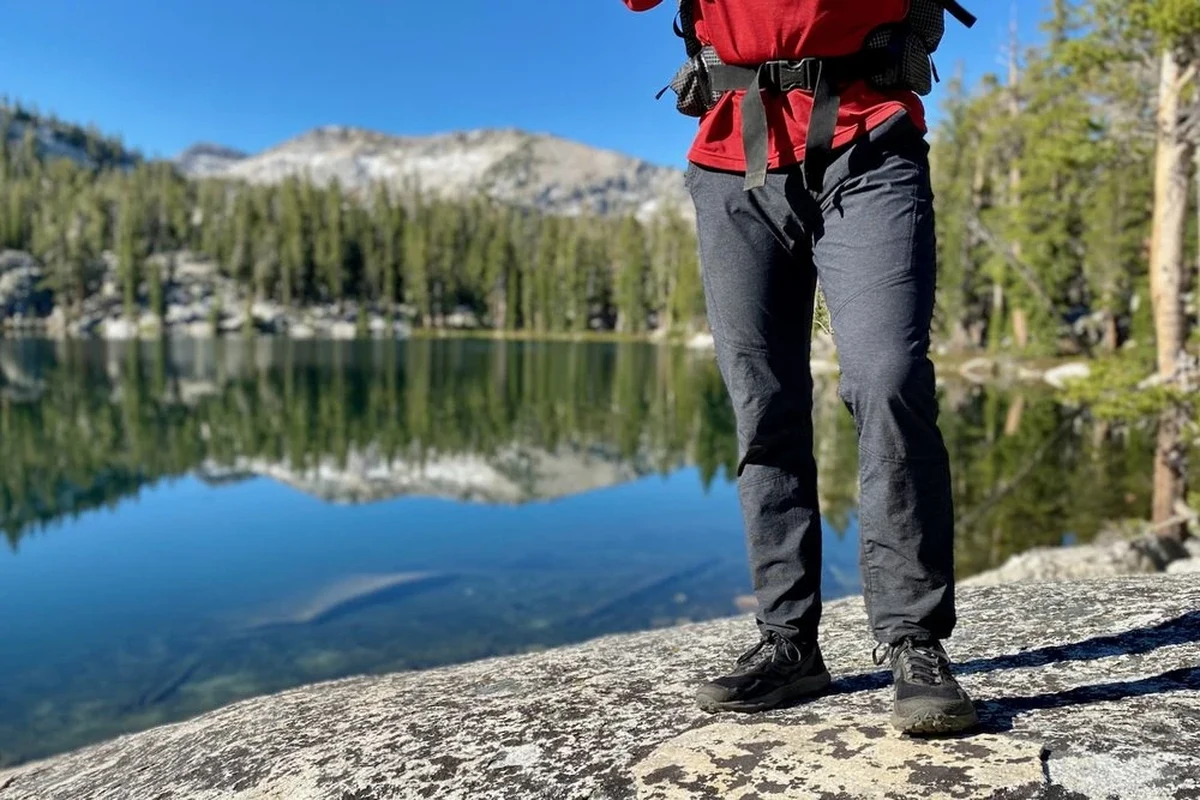 Men's water resistant hiking pants for outdoor adventures